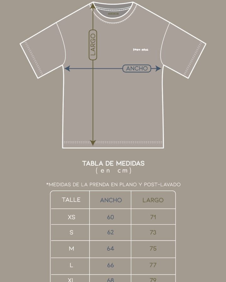 Remera Oversize Básica Tostado