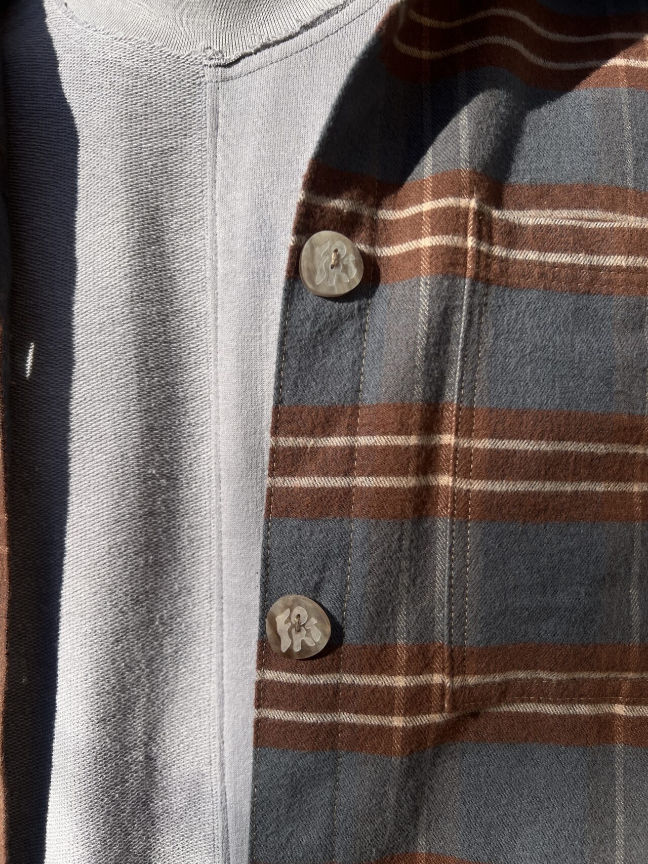 Camisaco de paño - Terracota - Imagen 2
